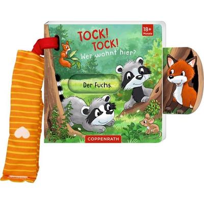 Mein Schieberbuch für den Buggy: Tock! Tock! Wer wohnt hier?, Gebundene Ausgabe von Antje Flad, Coppenrath, 978-3-649-65061-4