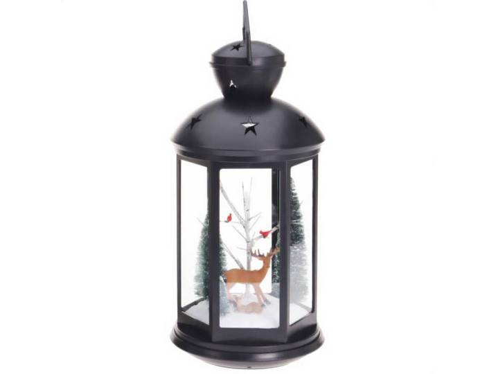 Home Styling Collection Laterne 43 cm, Anthrazit, Kunststoff, 22x43.5x22 cm, Dekoration, Laternen & Windlichter, Windlichter