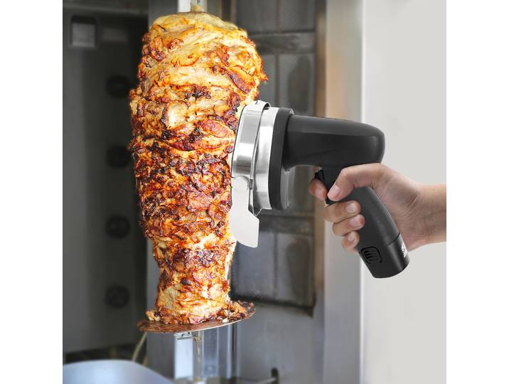Trancheuse à kebab sans fil, 80W, outils opaques pour la cuisine et la maison