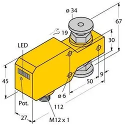Turck Inline-Sensor FCI34D10A4PARXH1140