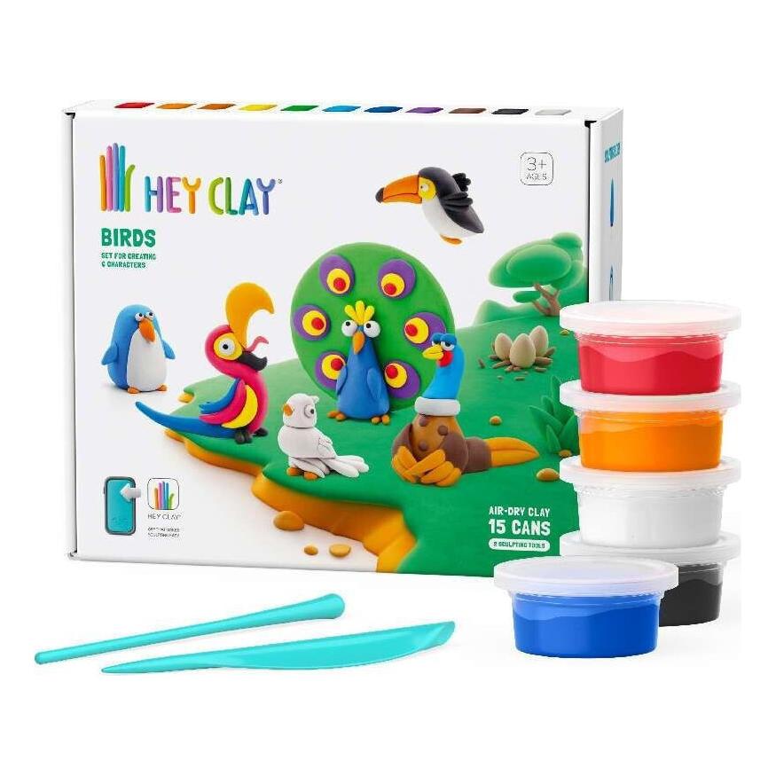 TM Toys Modellieren von Vögeln aus luftgetrocknetem Ton (15013)