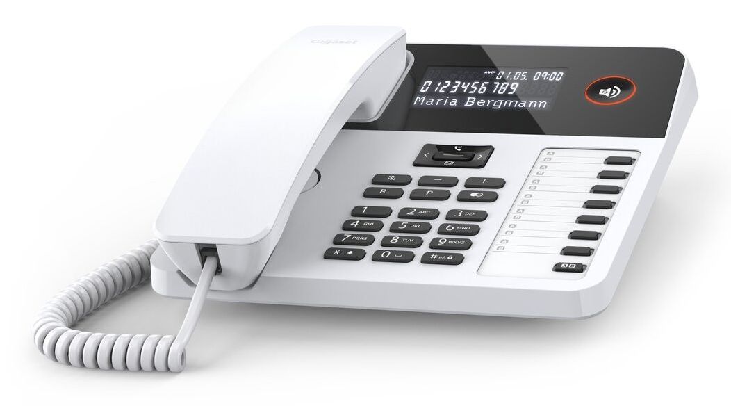Gigaset DESK 600 Analoges Telefon (Weiß) S30350-H224-B102