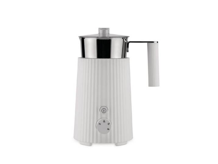 Alessi Milchaufschäumer Plissé Weiß