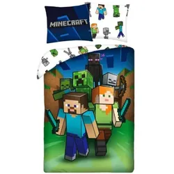 Minecraft: 2-teiliges Bettwäsche-Set – 140 x 200 cm