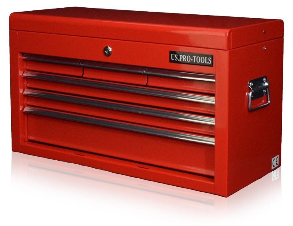 Selius Gereedschapskist Draagbaar - Rood - Gelegeerd Staal