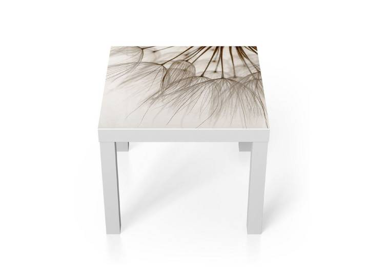 DEQORI Couchtisch 'Pusteblumenpoesie', Glas Beistelltisch Glastisch modern