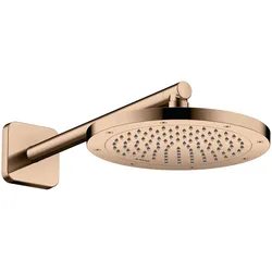 hansgrohe AXOR ShowerSolutions Duschkopf 245 1 Strahlart wassersparend+, 35389300, Farbe: Polished Red Gold