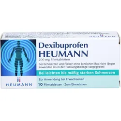 Dexibuprofen Heumann 200 mg Filmtabletten 10 ST