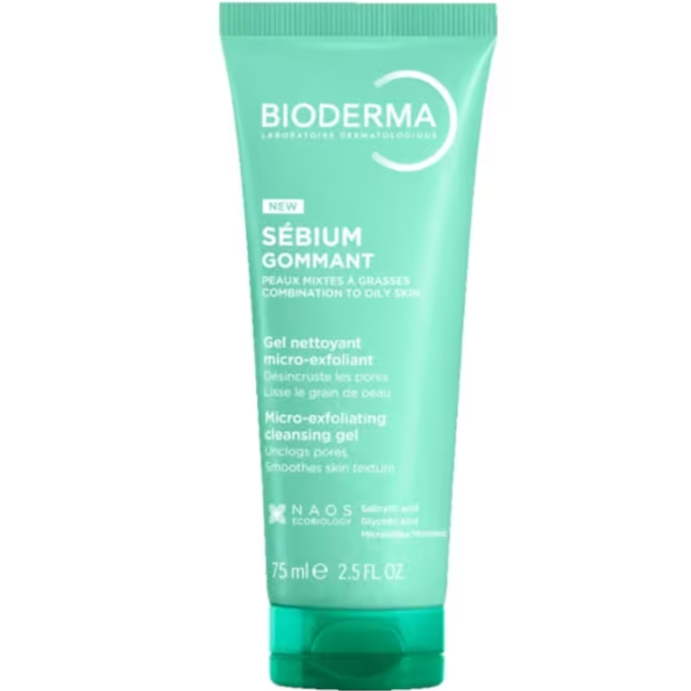 Bioderma Sebium Exfoliating Purifying Gel for Oily Skin 75mL