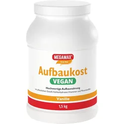 MEGAMAX® Aufbaukost Vegan Vanille 1500 g