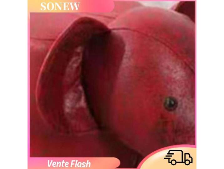 Sonew Repose-pieds en forme d'animal √Tabourets De Jardin Animaux Petits Bancs Multifonctionnels En Forme meuble tabouret Rouge