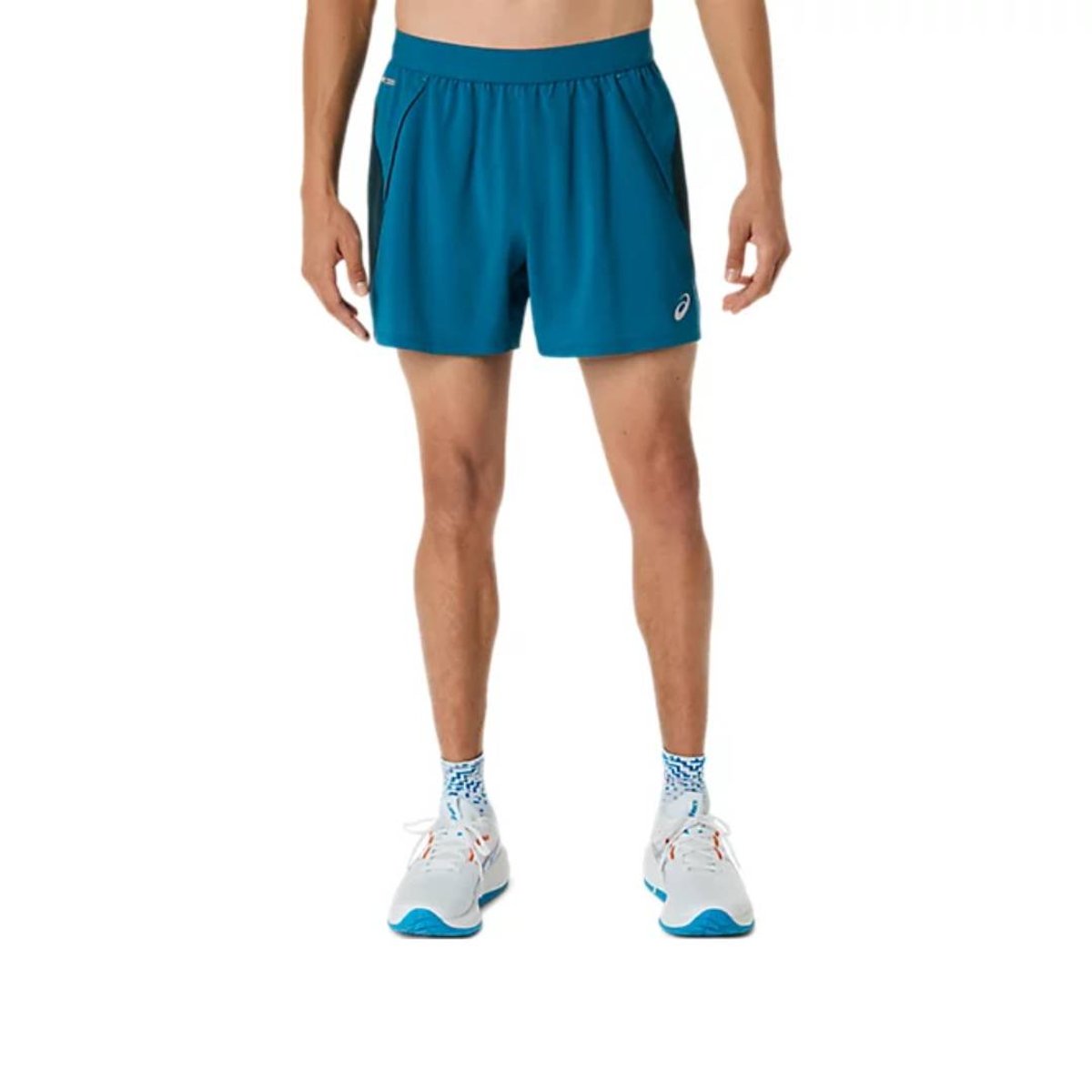 Calção Asics Road 5IN Azul, Tamanho S Homem