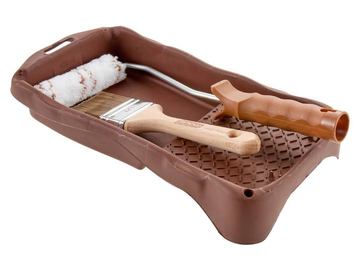 Renovo Lasur-Set Kunststoff Braun 320 x 170 x 75 mm 5 Stück