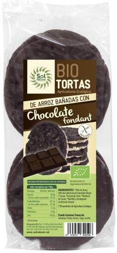 Sol Natural Schokoladenfondant Tortias 6 Einheiten 100 gr 100 gr