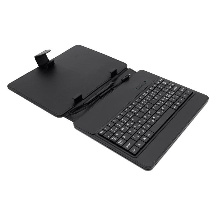 Airen AiTab Leather Case 2 with USB Keyboard 8" BLACK (CZ/SK/DE/UK/US.. layout) (DE) (Leather Case 2 8B)