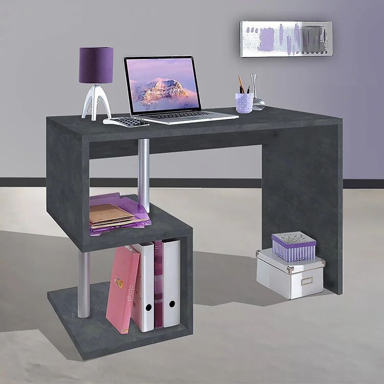 garneroarredamenti Scrivania ufficio 100x50cm antracite ErgoDesk
