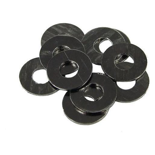 Aquatuning Unterlegscheibe DIN 125 M3 Aluminium schwarz eloxiert (10er (M3) (94563)