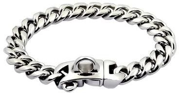 Inspired Finds Luxury Gold Cuban Link Dog Collar Chain For Small, Medium & Large Dogs silver 26cm(10inch)
