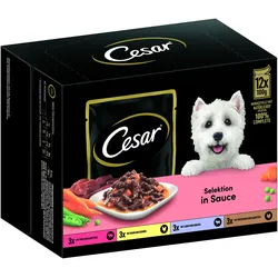 Cesar Multipack in Sauce mit Fleisch & Gemüse 1x1.2 kg