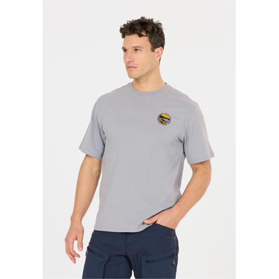 T-Shirt WHISTLER "Saloma", Herren, Gr. XXL, grau (hellgrau), 100% Baumwolle, bedruckt, normal, Rundhals, Shirts T-Shirt, in komfortabler Qualität