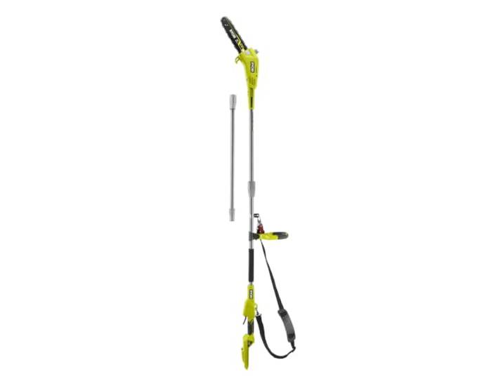 RYOBI Élagueuse sur Perche 36V MAX POWER RY36PP25A-0 – Élagage Arbres\, Coupe Branches en Hauteur Jusqu'à 4 m\, Guide 25 cm\, Perche Télescopique\, Sans Batterie ni Chargeur