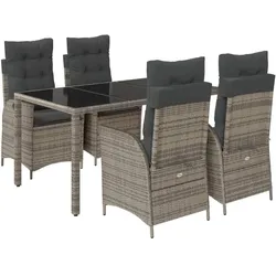 vidaXL, Gartentisch + Balkontisch, Fallon (Ohne Fussablage) (150 x 90 x 75 cm)