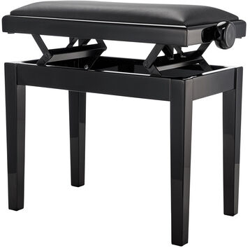 Burghardt B 5 Black Polished Leather Schwarz poliert