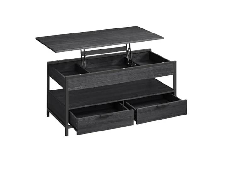 VASAGLE salontafel, in hoogte verstelbare woonkamertafel, met laden