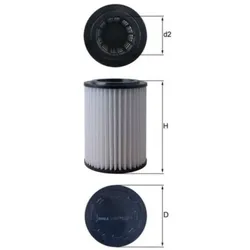 Luftfilter MAHLE LX 5363 für Hyundai I30 Kona