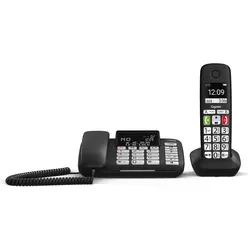 Gigaset DL780 Plus, Telefon, Schwarz
