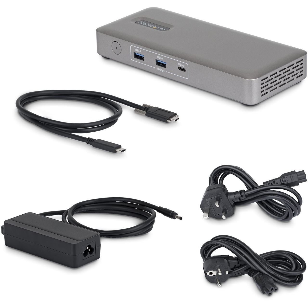 STARTECH DUAL-DP USB4 DOCK 100W PD 144HZ 100W PD DRIVERLESS