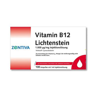 Vitamin B12 1.000 µg Lichtenstein Ampullen 100x1 ml