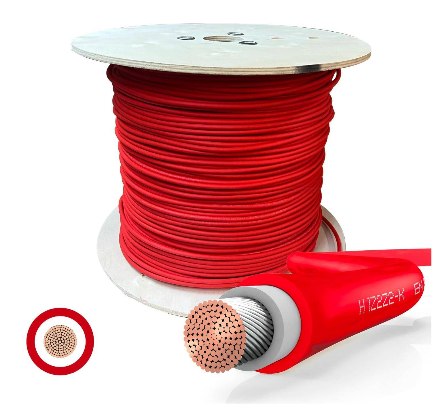 Lustrens Zonnekabel per meter 6 mm² H1Z2Z2-K gecertificeerd
