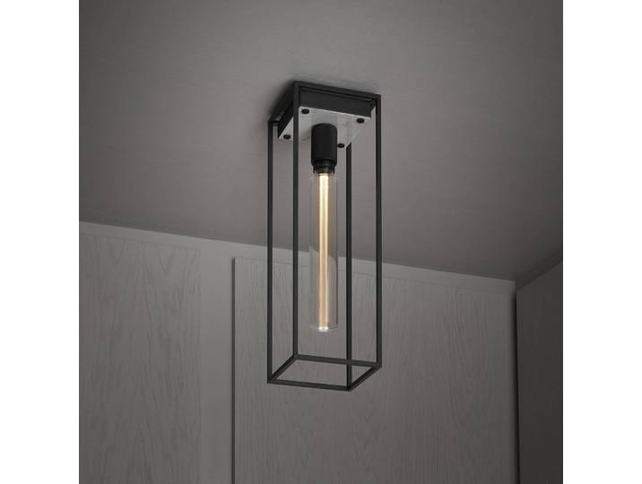 Buster + Punch LED Deckenlampe Caged Ceiling large, dimmbar, schwarz, für Flurbereich, Metall, Modern, LED Deckenleuchte