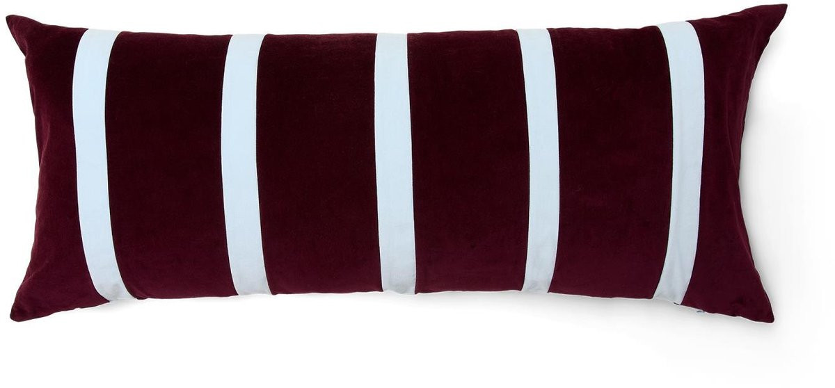 Essenza Isole Sierkussen Mauve Wine - 40 x 90 cm