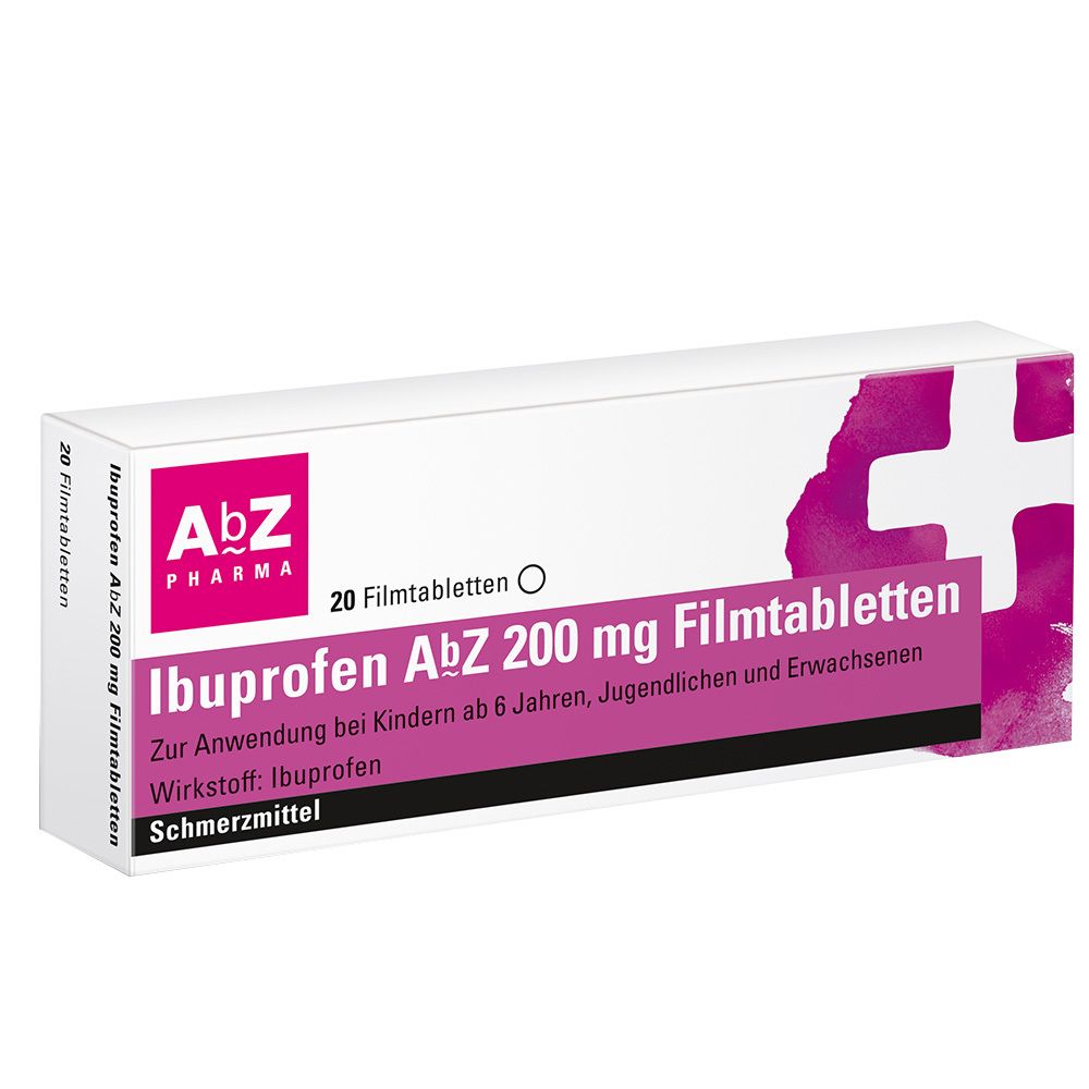 Ibuprofen AbZ 200 mg Filmtabletten 20 St
