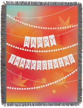 Holidays Celebration Thanks Woven Tapestry by THE NORTHWEST GROUP in O