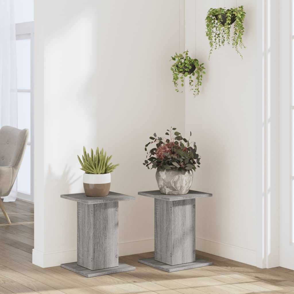 Alpen Home Haig Plant Stand 1 Tier White 30 x 30 x 40 cm (L x W x H)