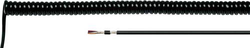 HELU 85917 Spiralkabel LiF12YD11Y 400mm / 1600mm 4 x 0.14mm² Schwarz 1St.