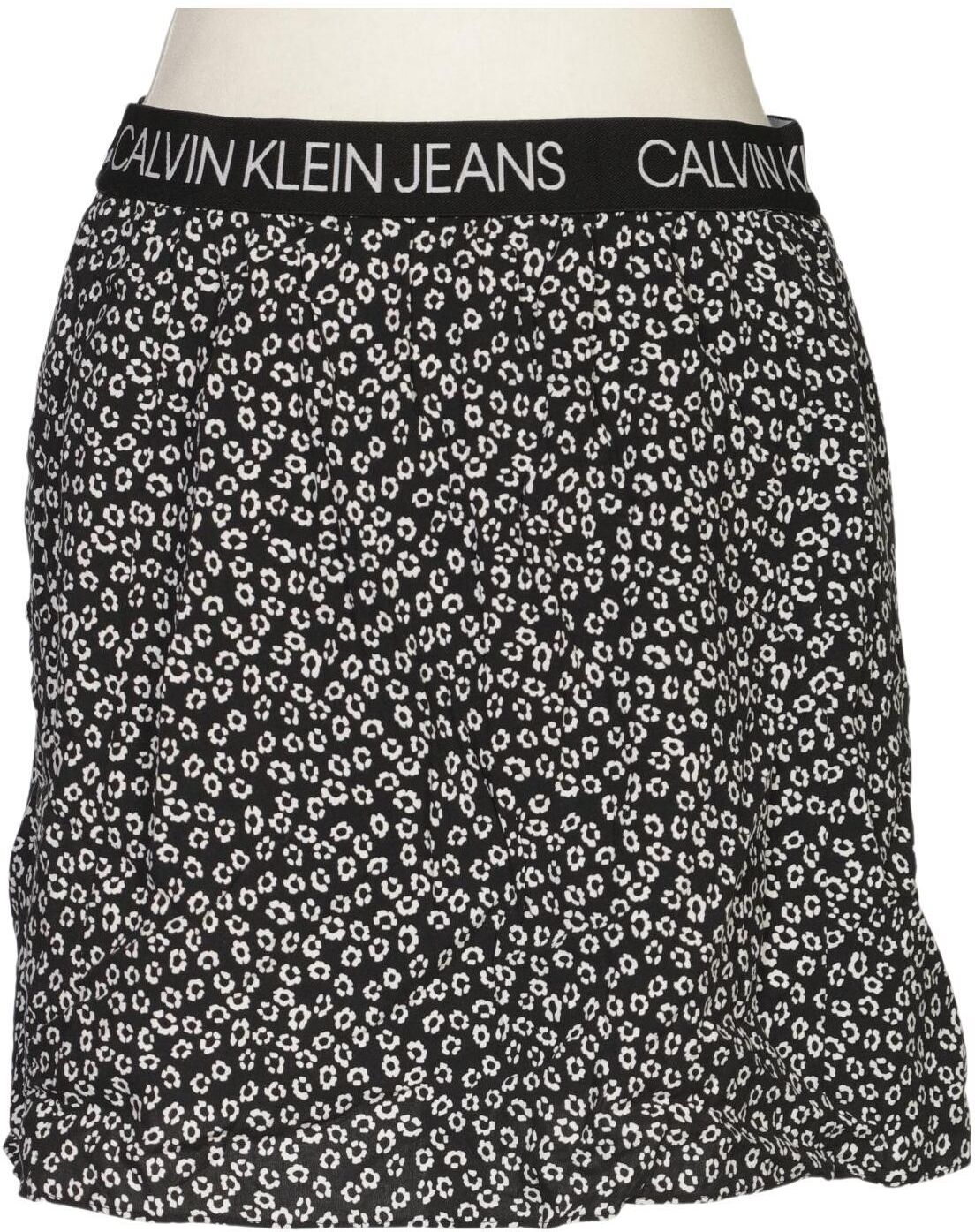 Calvin Klein Jeans Damen Rock, Mehrfarbig, Gr. M, Viskose - Second Hand