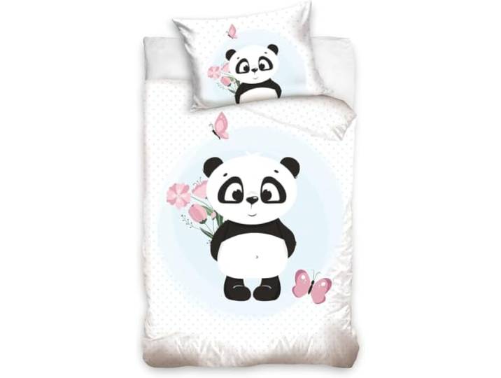 Carbotex Panda Beer babybeddengoed, 100 x 135 cm