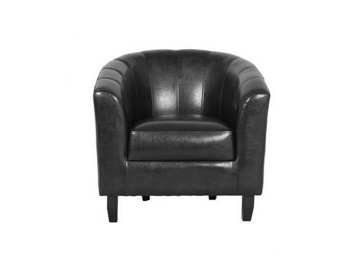 HTI-Living Cocktailsessel Cocktailsessel Cadogan Schwarz (1 Stück, 1-St., 1 Sessel), Loungesessel Clubsessel Kunstleder