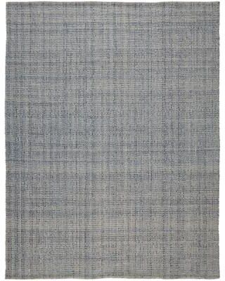 Grand Bazaar Siona Space Dyed In/Outdoor Flatweave, Dusty Blue, Area Rug