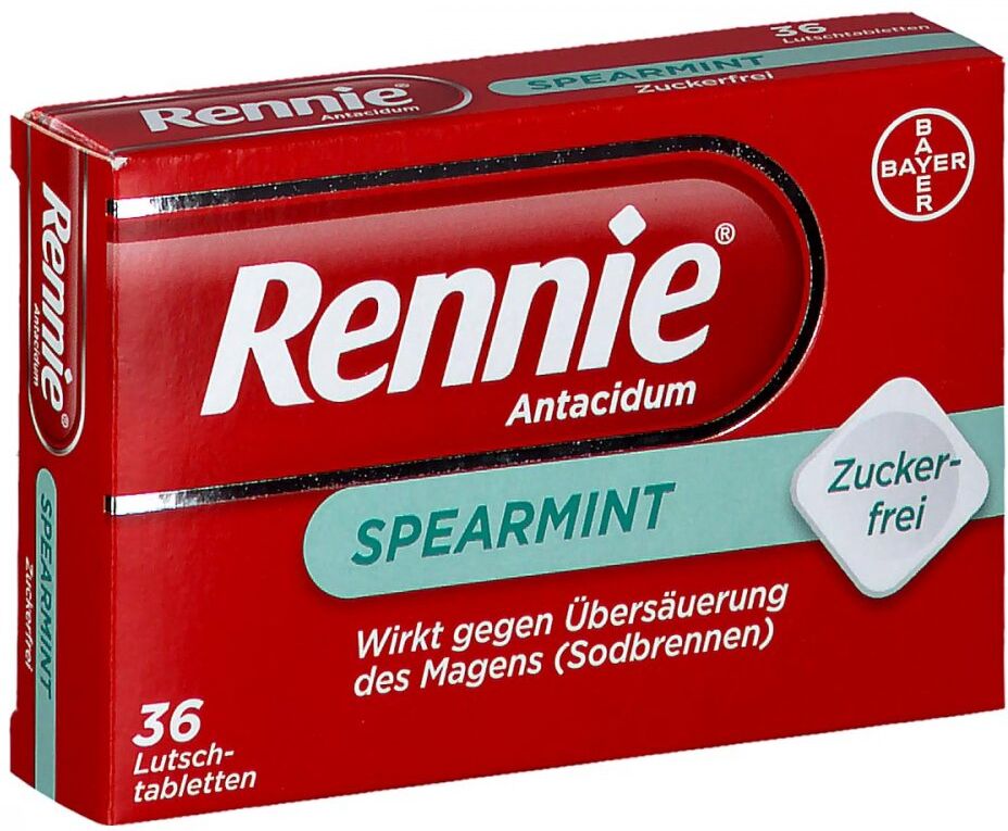 Rennie Antacidum Spearmint Lutschtabletten 36stk