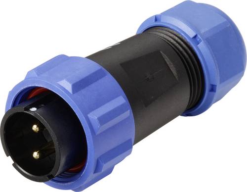 Weipu SP2110 / P 2 I Rundstecker Stecker, gerade Gesamtpolzahl: 2 Serie (Rundsteckverbinder): SP21 1St.