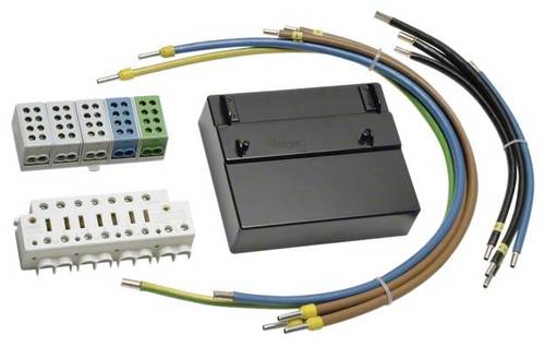 Hager ZY100 ZY100 Bestückungspaket universZ 25qmm von 63A auf 100A Drehstromzähler Bestückungspaket Braun, Blau 5polig 1St.