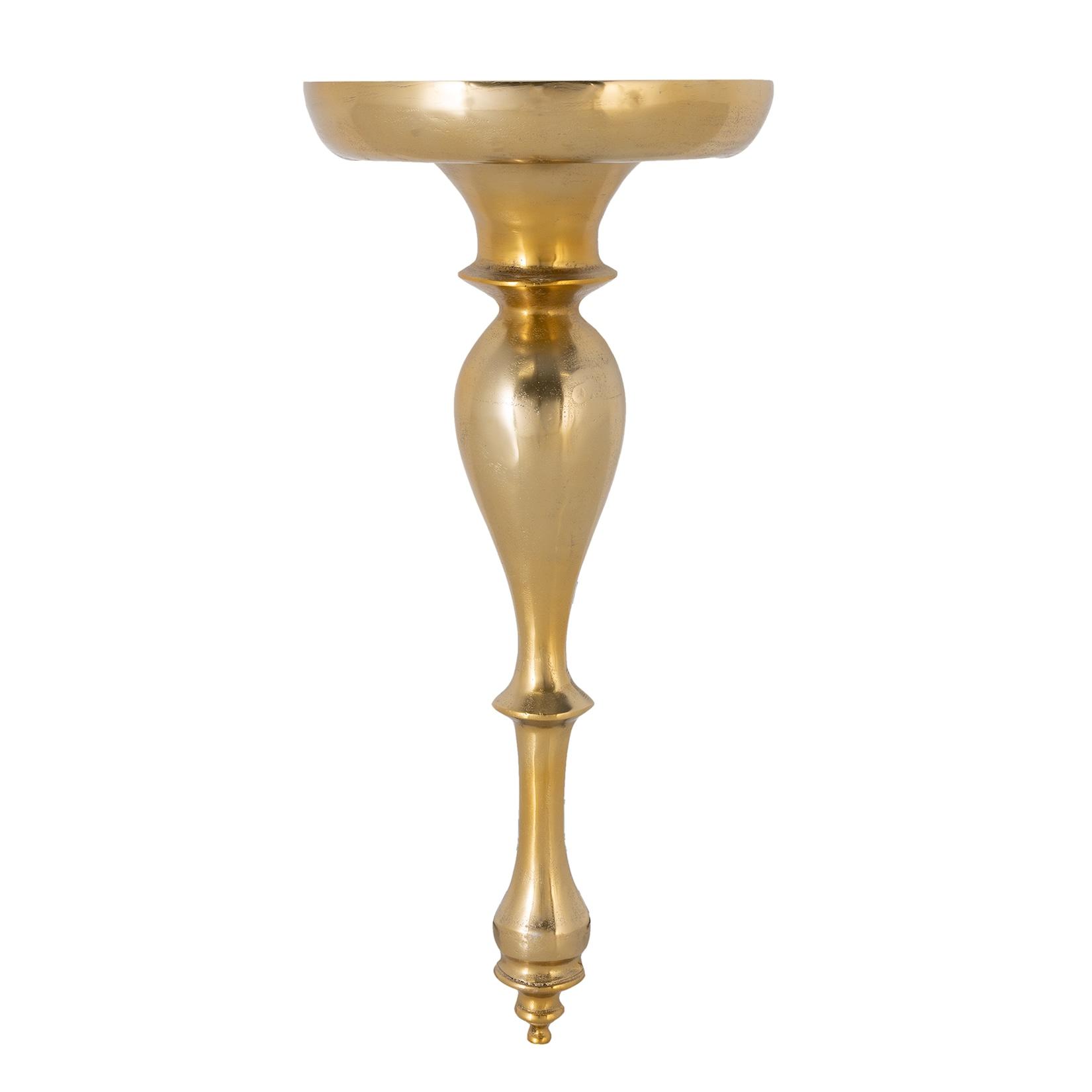 riess-ambiente Wandkonsole SCALA - 80cm gold Metall Wandregal handmade Wanddekoration Barock