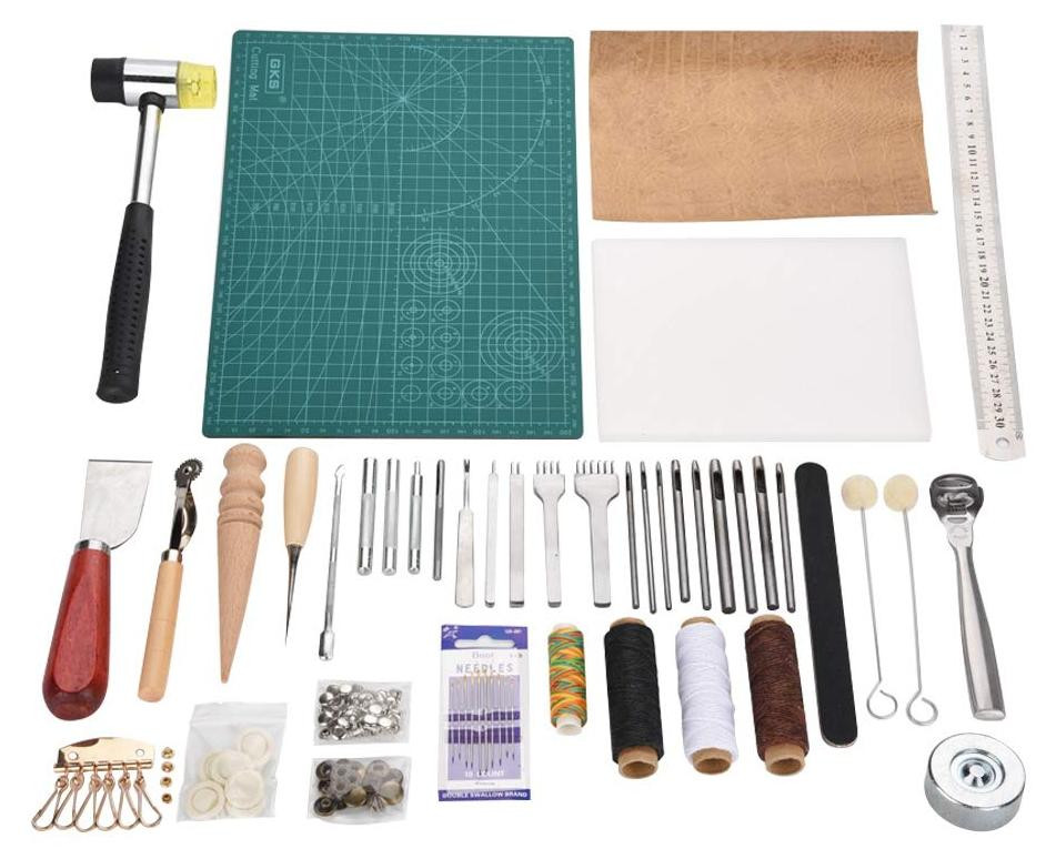 Dripio 42-delige lederbewerking set handgereedschap voor het naaien