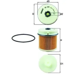 Kraftstofffilter MAHLE KX 445D