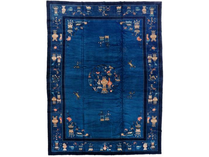 China Alt Teppich 369x499 Handgeknüpft Orientteppich Wolle